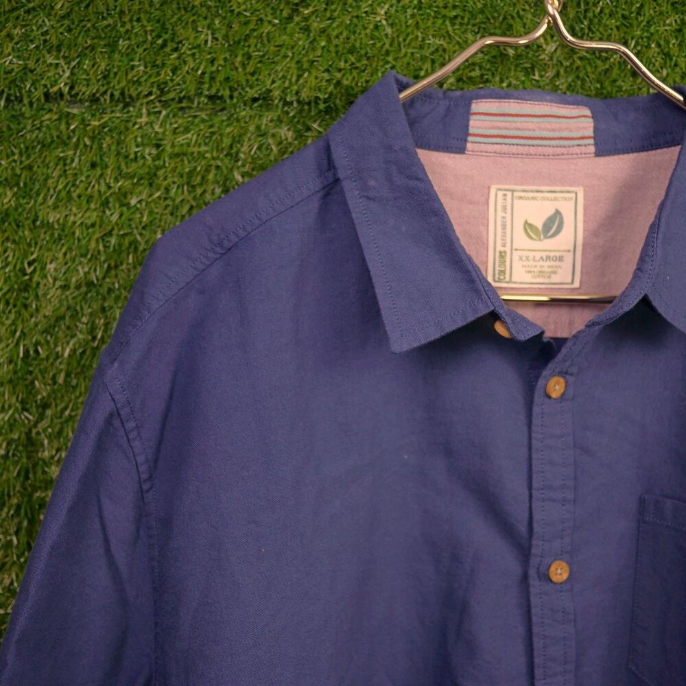 Colours Alexander Julian Organic Collection Button-Down Shirt - Men's Size XXL